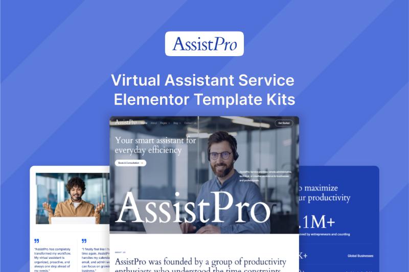 AssistPro Elementor Template Kit Download & Review