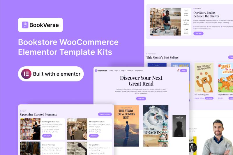 BookVerse Elementor Template Kit Download & Review