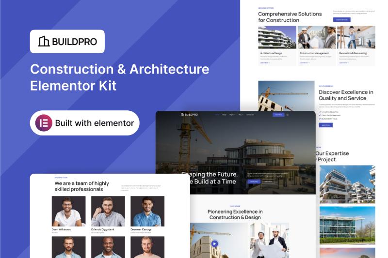 BuildPro Elementor Template Kit Review A Construction Architecture Website Template