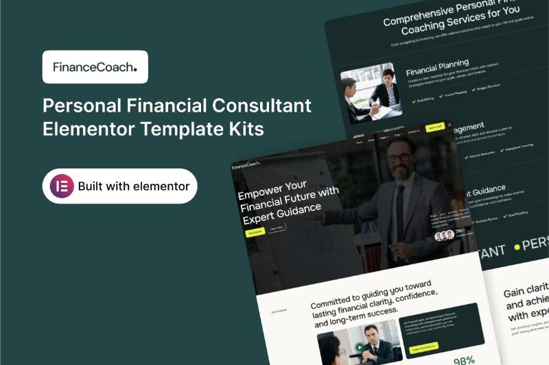 FinanceCoach Elementor Template Kit Download Review