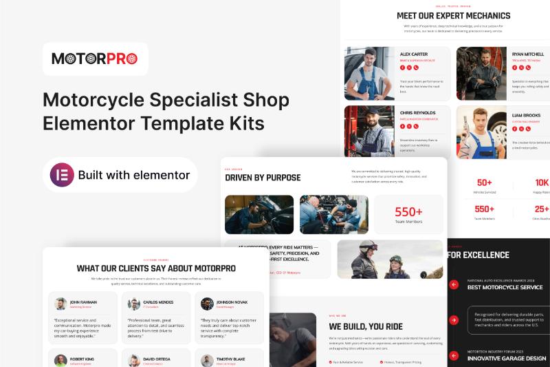MotorPro Elementor Template Kit Download Review