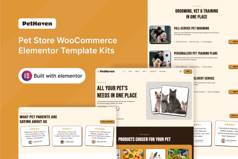 PetHaven Elementor Template Kit Download & Review