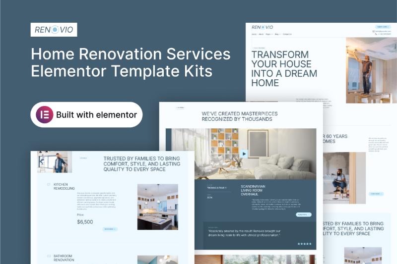 Renovio Elementor Template Kit Download & Review