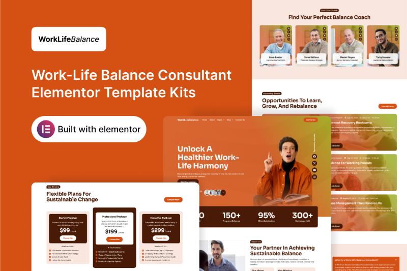 WorkLifeBalance Elementor Template Kit Download & Review